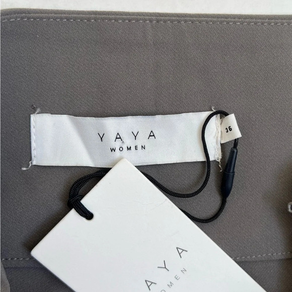 Women Dark Gray High Waisted Starchy Leggings Solid Size 6 Small Pull On Pants - Picture 6 of 6